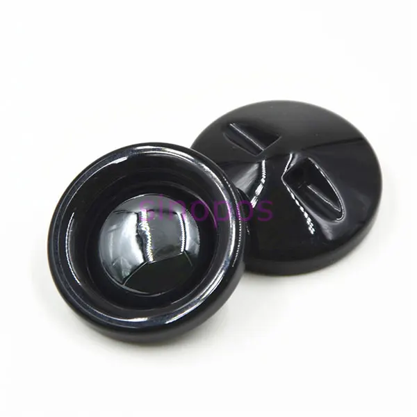 Полимерные черные круглые пуговицы 10 шт. украшение для женского платья костюма