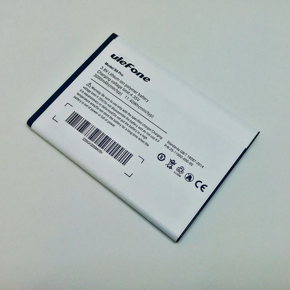 dinto 3 8v 3000mah ulefone s8 battery replacement s8pro li ion cell phone batteries for ulefone s8s8 pro mtk6737 mtk6580 free global shipping