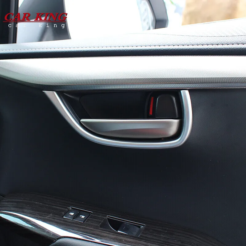 

ABS Matte Interior Car Refit Kit Inner Handle Doorknob Bowl Strip Cover Trim 4pcs For LEXUS NX NX200T NX300T 2015 2016 2017