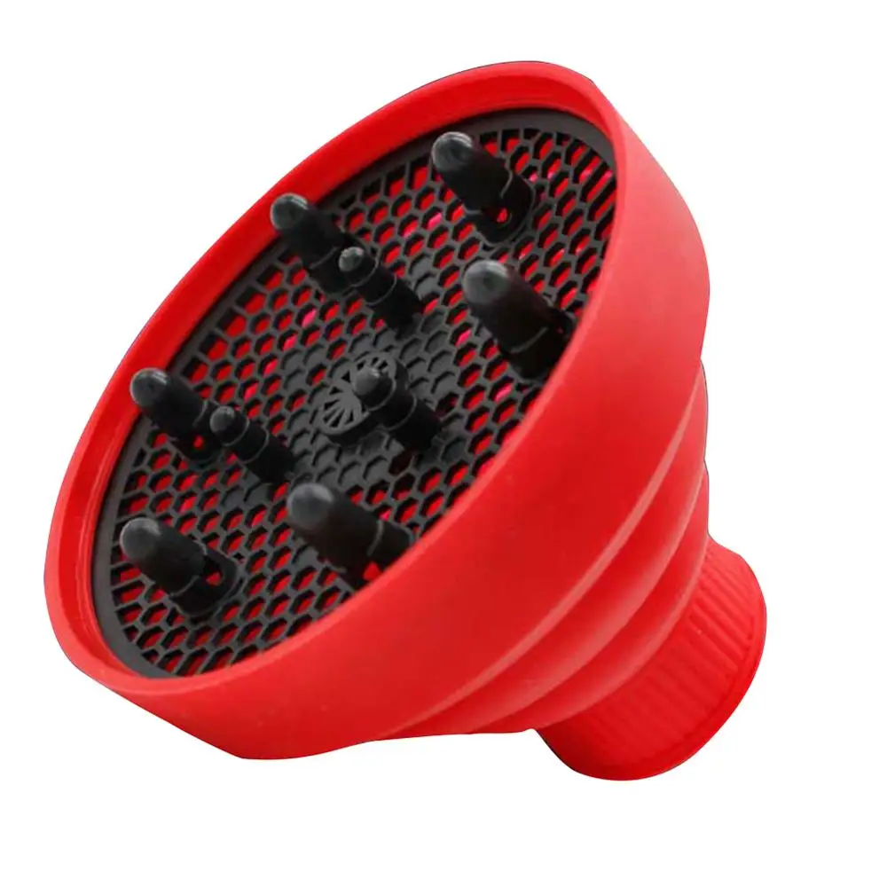 Новый мягкий силиконовый диффузор для фена Силиконовый складной чехол волос