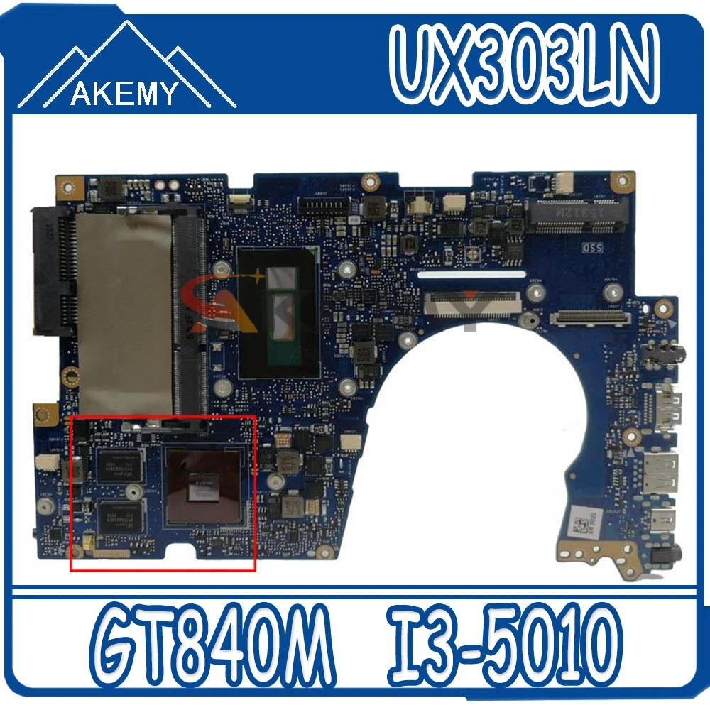 Akemy UX303LN материнская плата для ноутбука ASUS UX303LNB UX303LB UX303L U303L оригинальная GT840M GPU