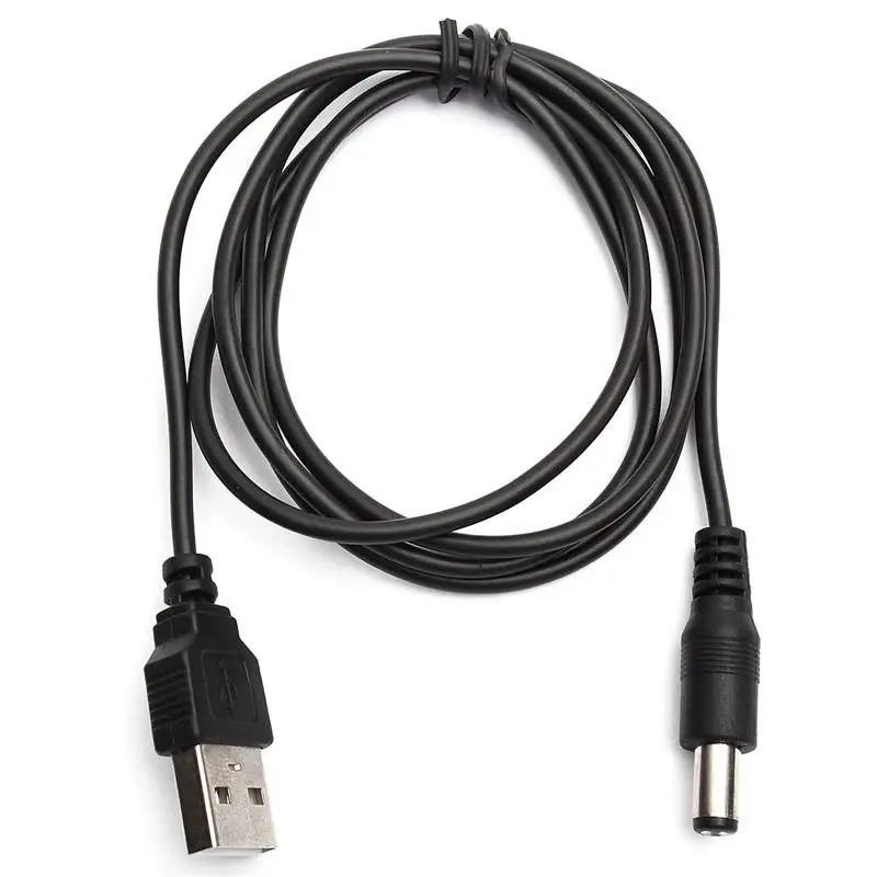 Кабель питания 1 м с USB-портом на 5 5x2 мм в постоянного тока соединительные кабели