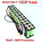 Аккумулятор NCR21700T 13S2P для электровелосипеда, 48 В, 21700 Ач, 750 Вт, 54,2 в, 9600 мАч
