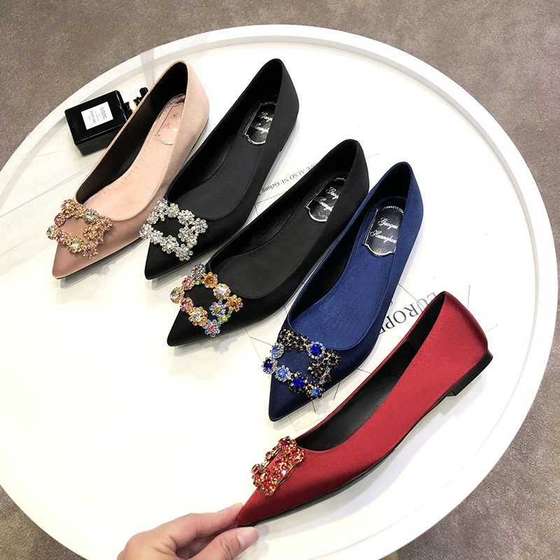 Женские модельные туфли на плоской подошве с пряжкой размеры 34-45 2020 | Обувь