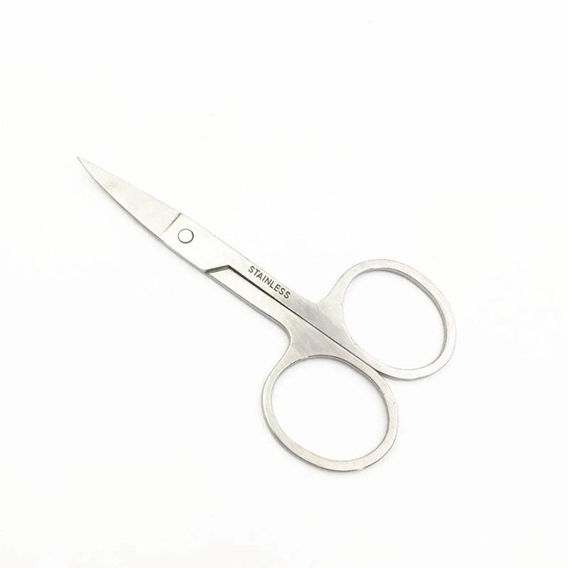 

1Pc Eyebrow Nose Hair Scissors Cut Manicure Facial Trimming Tweezer Makeup Beauty Tool Stainless Small Steel nail tools