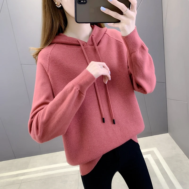 

21646 (5 room no. 1 in 8) make pure color hooded pullovers 49 [1000]