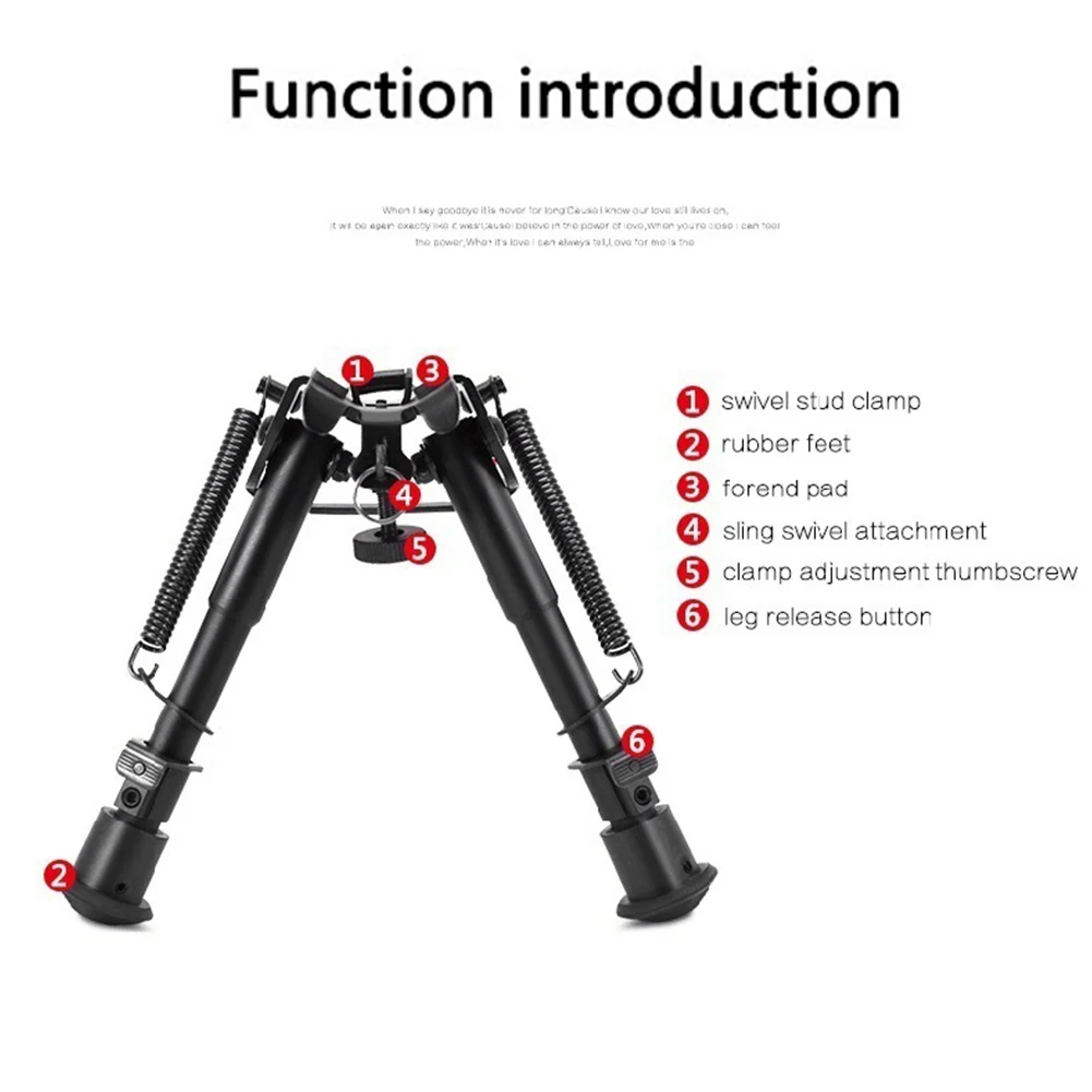 

Camera Stand Holder Foldable Camera Bipod Extendable Carbon Fiber Joint Camera Converter Black Adjustable Metal Tripode
