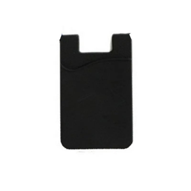 Модный женский и мужской тонкий чехол с клейким карманом держатель для сотового