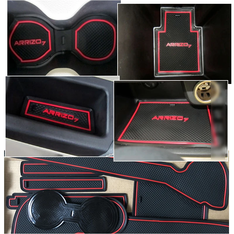 Противоскользящий резиновый подстаканник со слотом для ворот Changan CX70 2016 ~ 2019