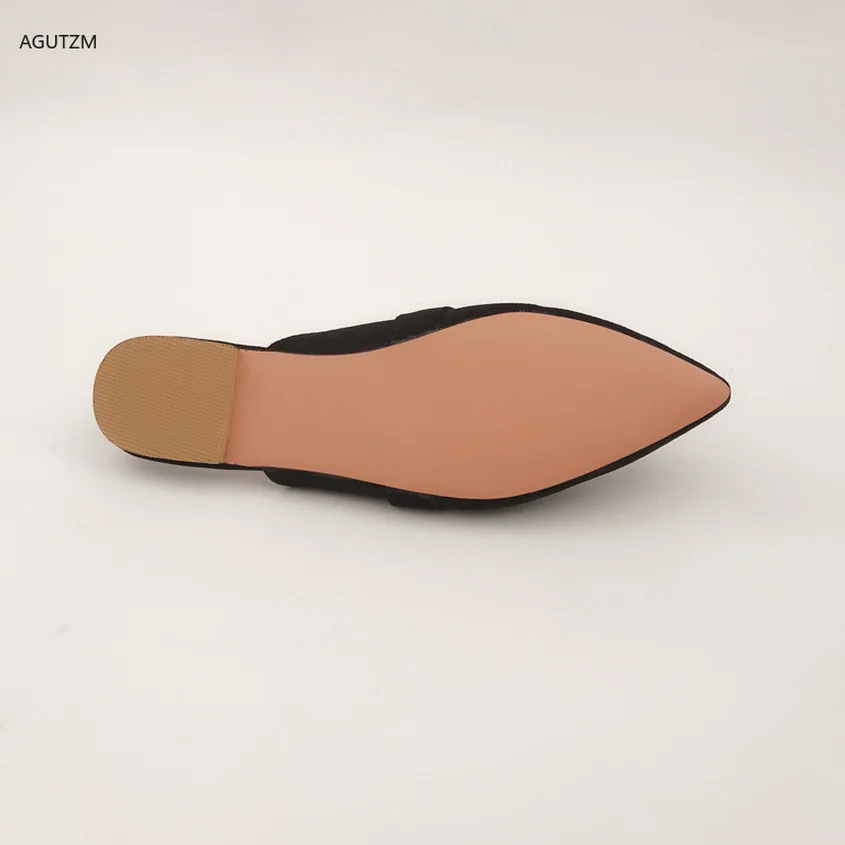 

Summer Flats Mules Lady Sandals Slippers Serpentine Slip On Pointed Toe Women Mules Outdoor Slipper Shoes Woman Slides F74