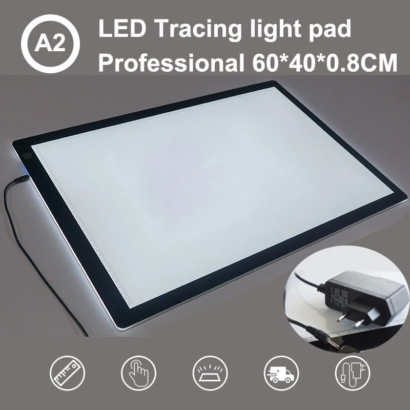 

A2 Elice Drawing Tablet LED Digital Graphics Light light Pad Box Painting Tracing Panel Copy board Electronic Art Painting Table