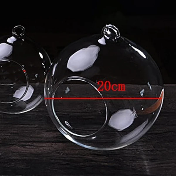 Подвесная стеклянная ваза для цветов бутылка контейнер гидропоники террариума