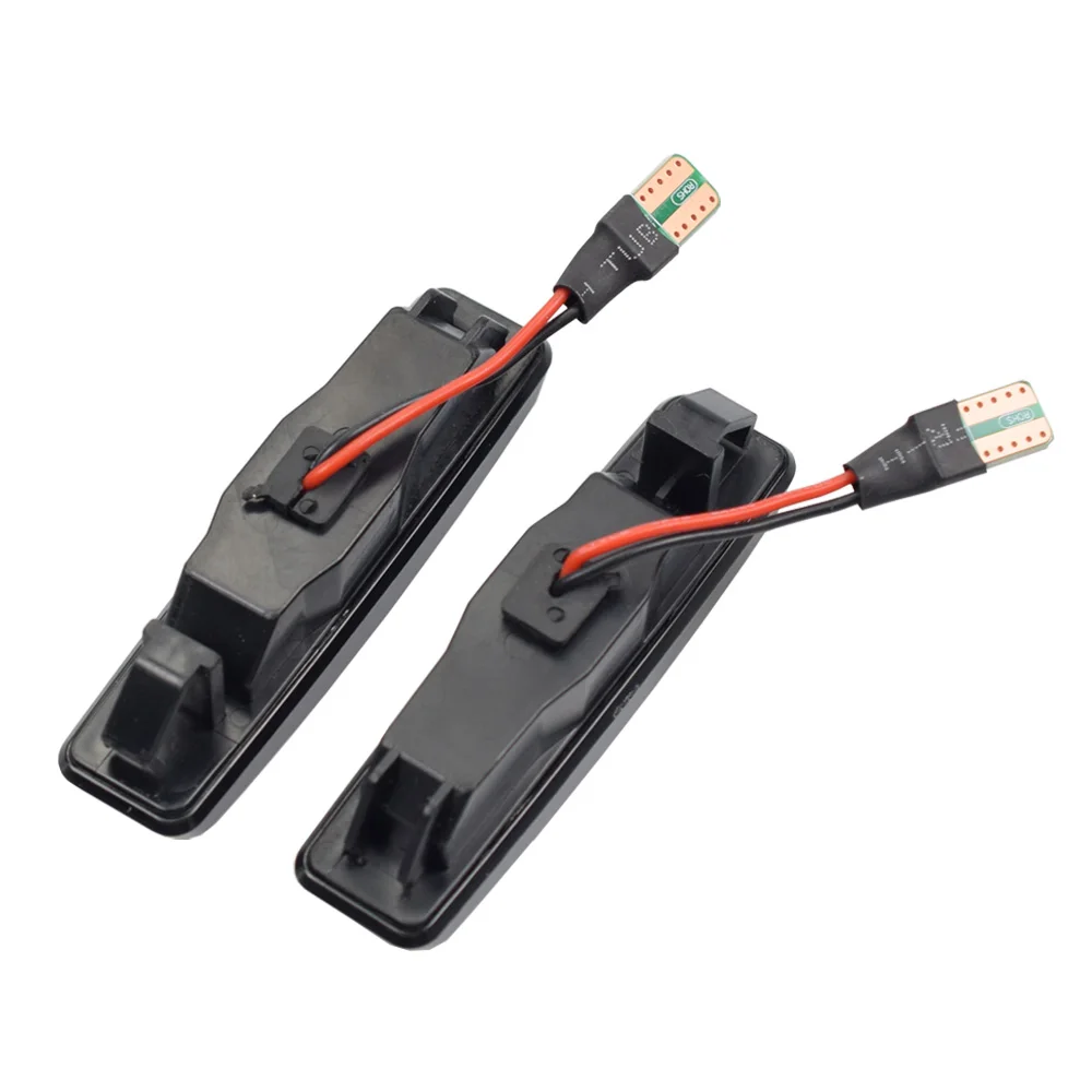 

2Pcs Dynamic Amber LED Side Marker Turn Signal Sequential Blinker Light For BMW 5 Series E39 12/1995-06/2003 all models