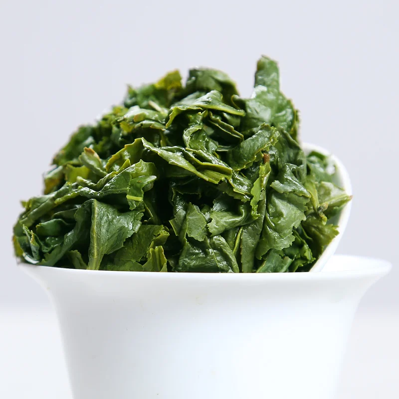 Китайский зеленый органический 1725 Чай Anxi Tie Guan Yin А + заваренный много раз еще с