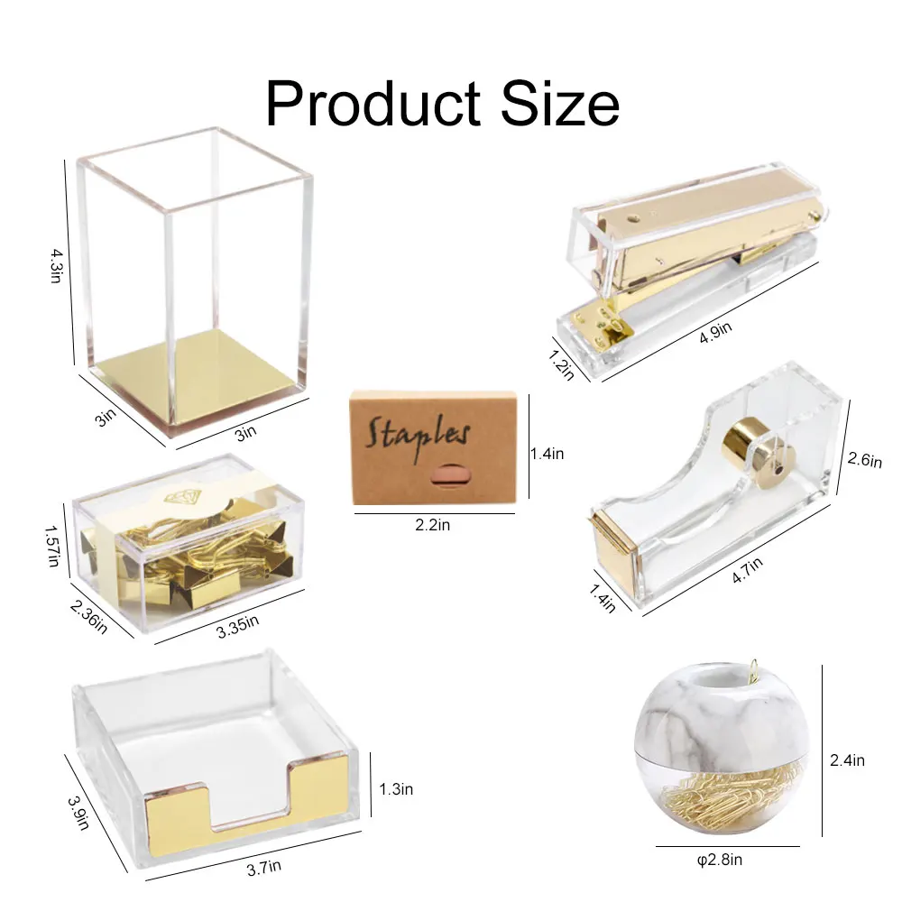 Cena Przezroczyste Akcesoria Stołowe Akrylowe Złote Materiały Biurowe Na Biurko Ceny Przezroczyste Akcesoria Stołowe Akrylowe Złote Materiały Biurowe Na Biurko