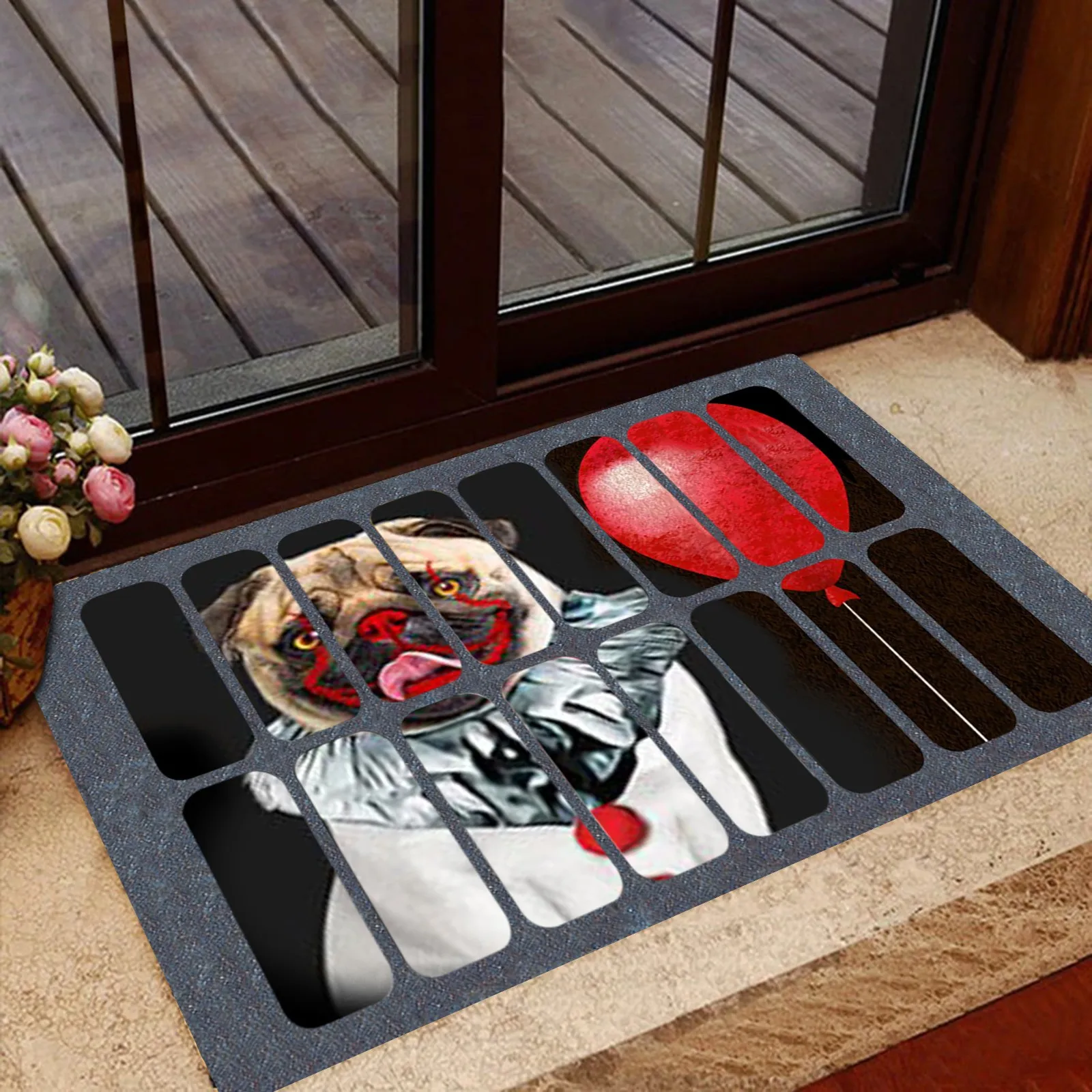 Хэллоуин ужас прочный коврик для входной двери в спальню домашний Коврик