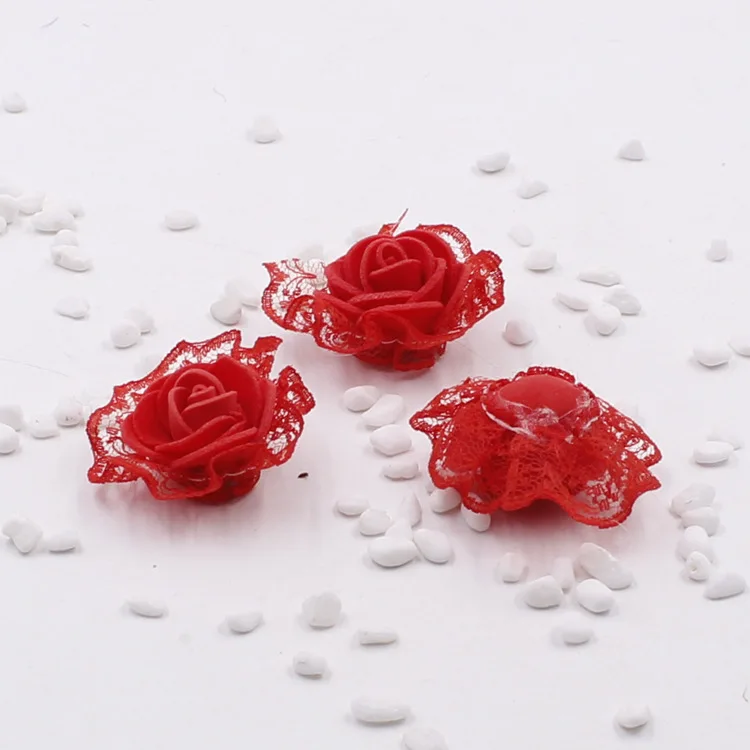 10 шт. 4 5 см кружевные розы|Искусственные и сухие цветы| |