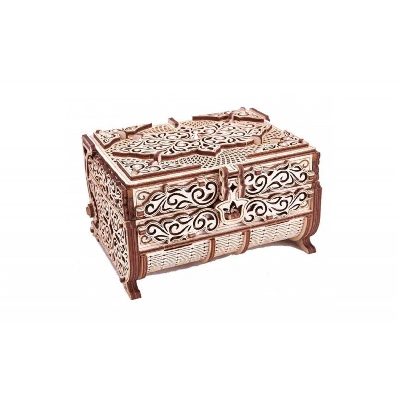 Cборная модель Wood Trick Шкатулка декорированная кристаллами Swarovski (16 5х13х10 см) |