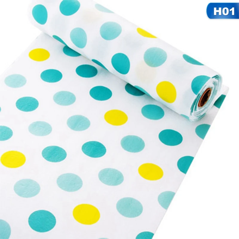 

Waterproof Drawer Paper Plastic Printed Wallpaper Colorful Mat Wardrobe Kitchen Cabinet Pad For All Purpose Multi Colors