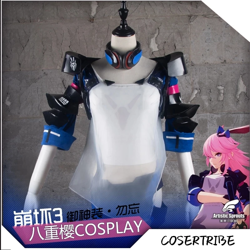 

Anime Honkai Impact 3 Yae Sakura Console Driving Suit Cosplay Costume For Women Halloween Carnival Free Shipping New 2019.