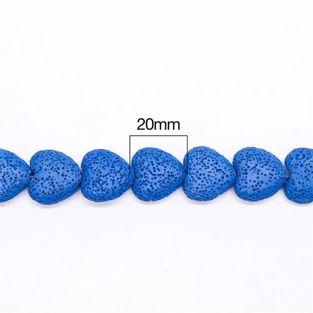 8 сезонов лавовые (натуральные) бусины милое сердце красочные самодельные