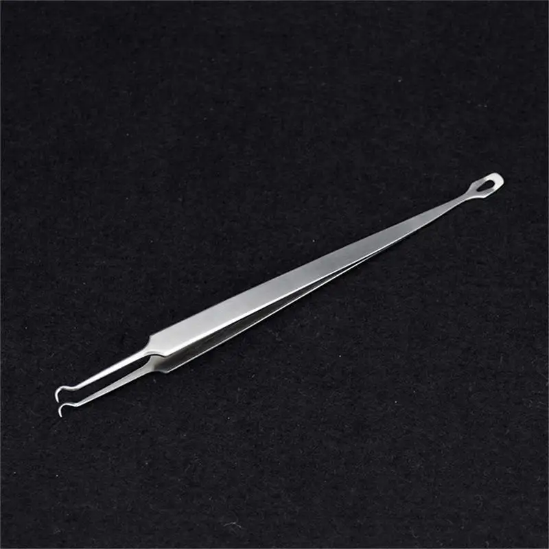

Bend Curved Pilers Facial Extractor Blackhead Acne Tweezers Needle Blemish Remover For Jewelry Making Diy Accessories Hot