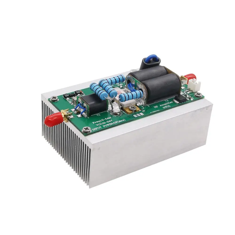 TZT 30 Вт/50 Вт/100 Вт усилитель коротких волн RF мощности HF Linear Amp 2 54 МГц для