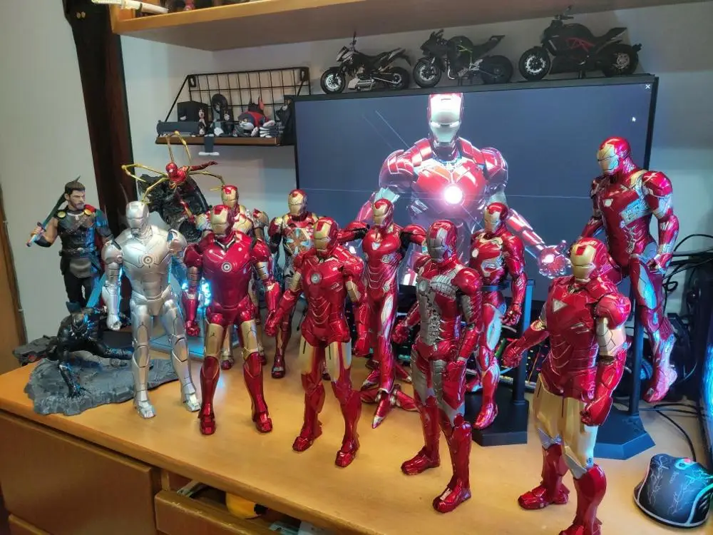 Iron Man Figure Crazy Empire Toy MK50 Tony Stark Mark 5 MK7 MK45 MK47 MK42 MK46 MK2 MK4 MK3 Collectable Action | Игрушки и хобби