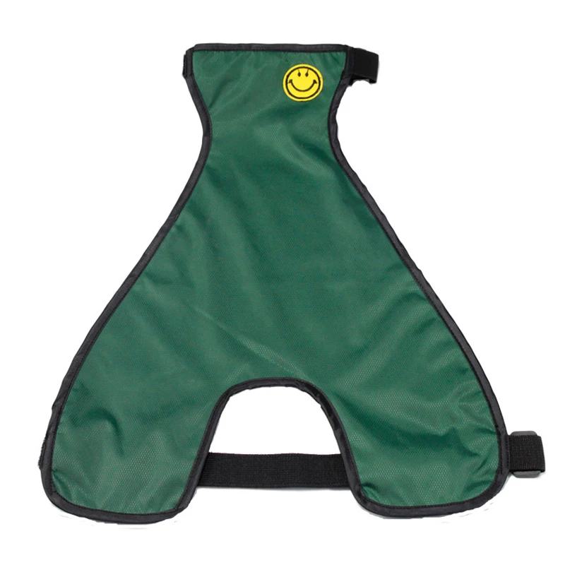 Green for Male Защита французского бульдога, животик, водонепроницаемый фартук, одежда для собак, одежда для маленьких собак, одежда для домашних животных, корги, костюм для мопса, S-L - Цвет: Green for Male