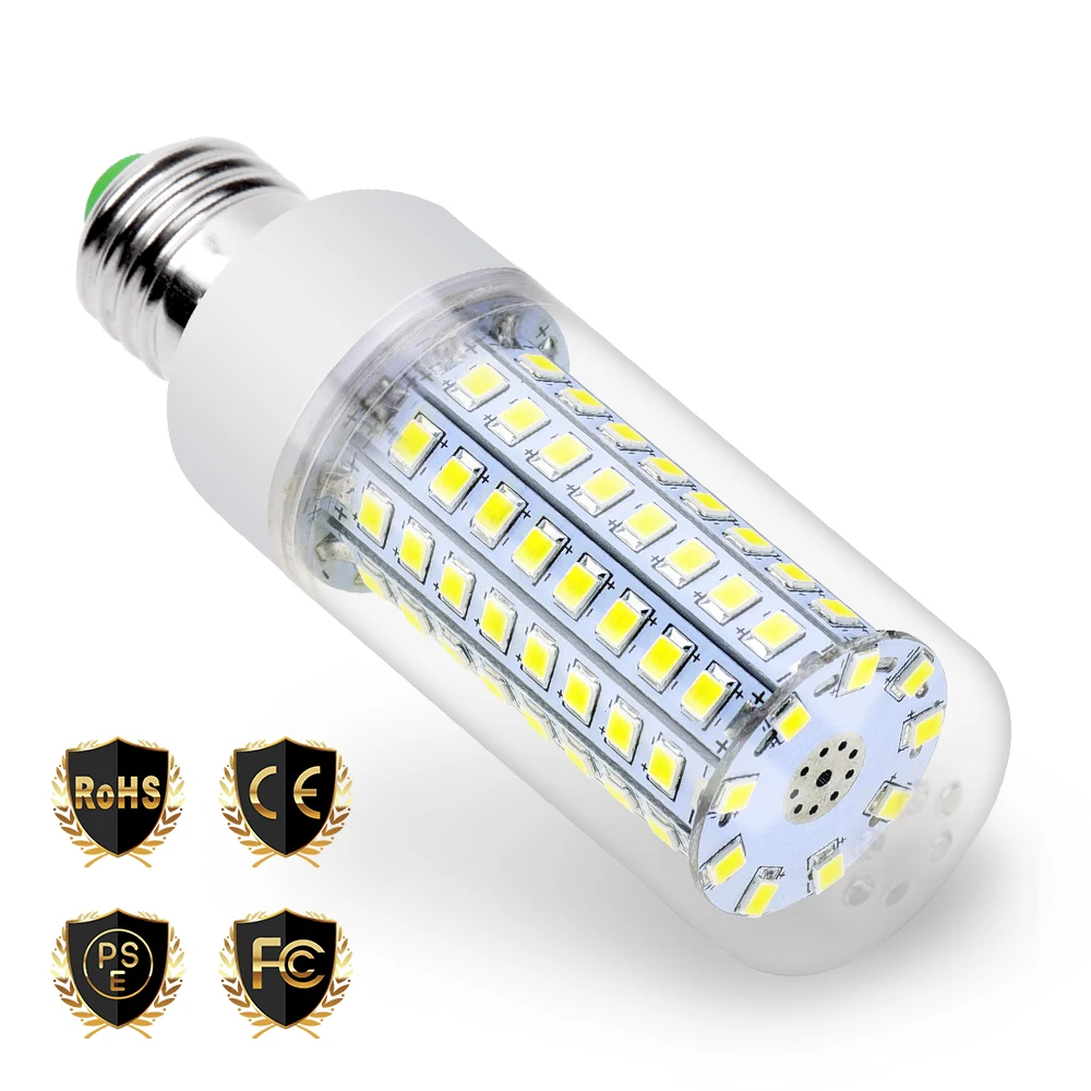 Светодиодные свечи E27 светодиодная лампа E14 кукуруза 2835 SMD