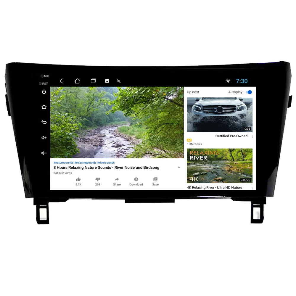 Автомагнитола для Nissan Qashqai X trail 2014 2015 2016 2017 Android 9 1 четырехъядерный процессор