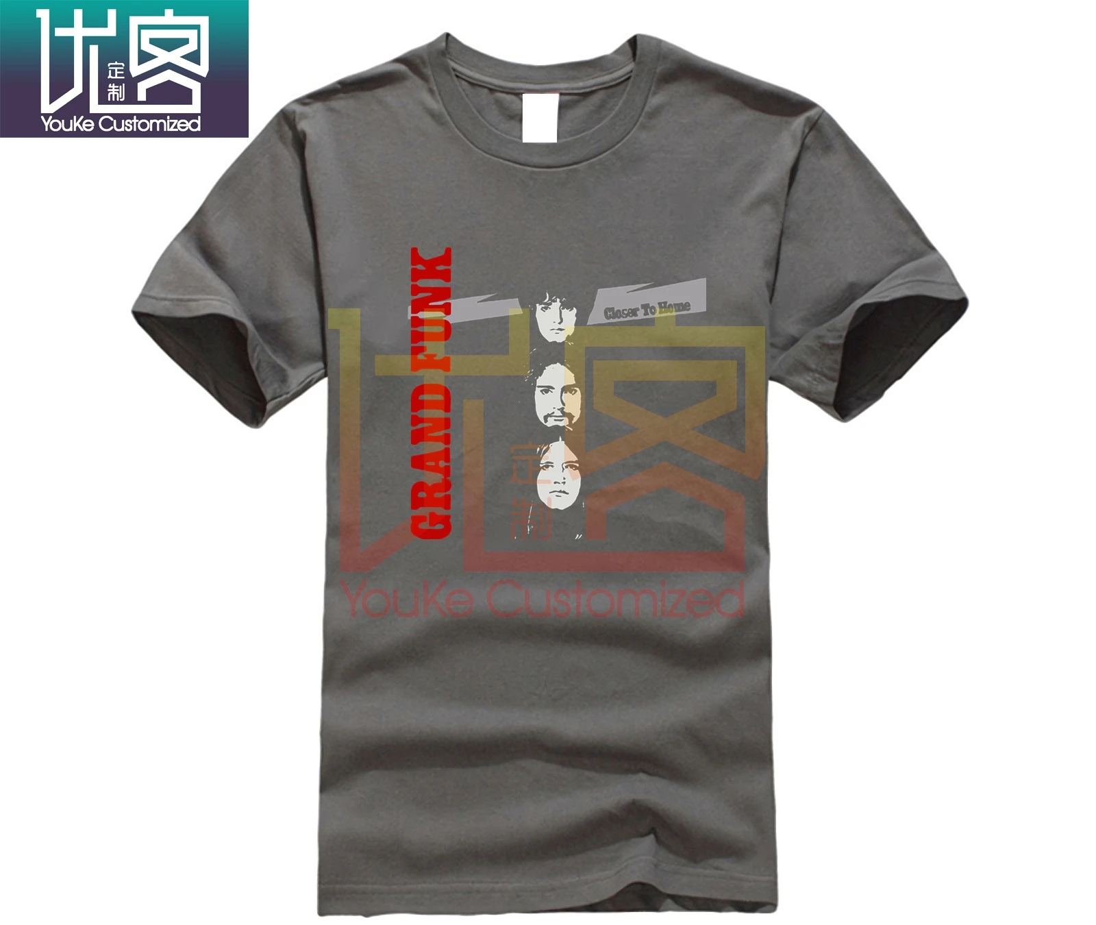 Grand Funk железная дорога Футболка rock band S M L XL 2XL 3XL Don Brewer|Мужские футболки| |