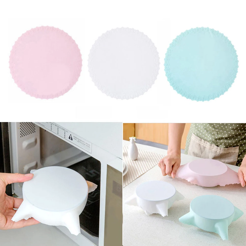 Пищевая силиконовая пленка для хранения свежей пищи крышка высокое