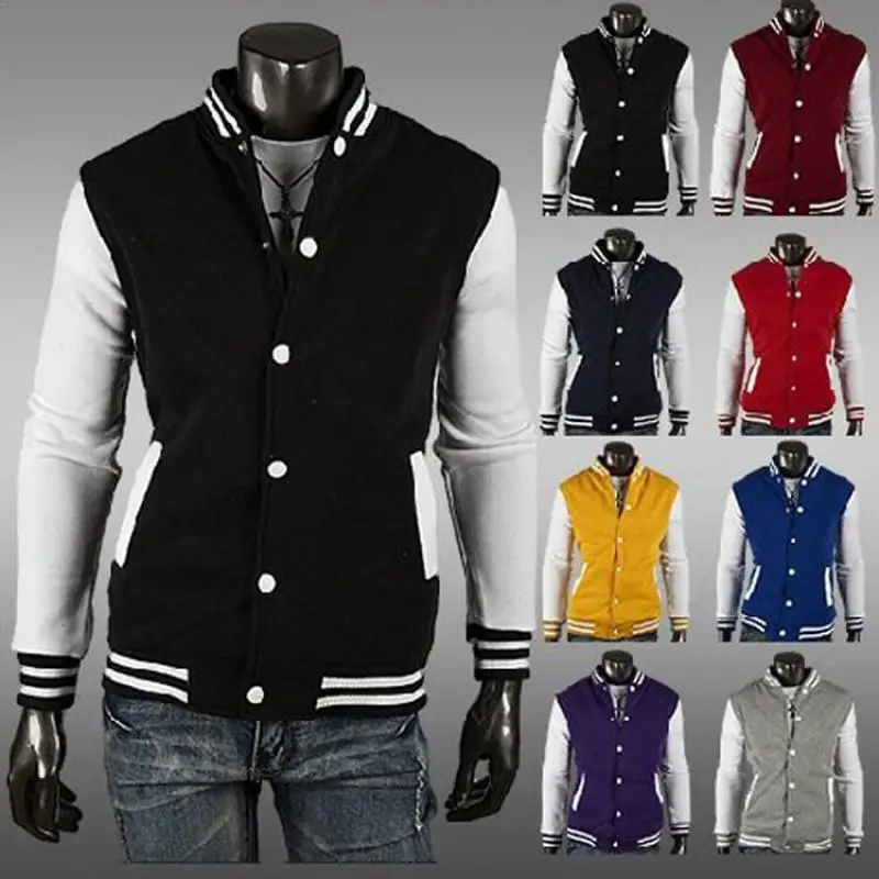 Модная Женская бейсбольная куртка для колледжа | Мужская одежда