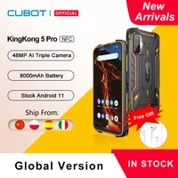 cubot kingkong 5 pro ip68ip69k waterproof smartphone rugged phone 8000mah 48mp triple camera android 11 nfc 64gb global 4g lte