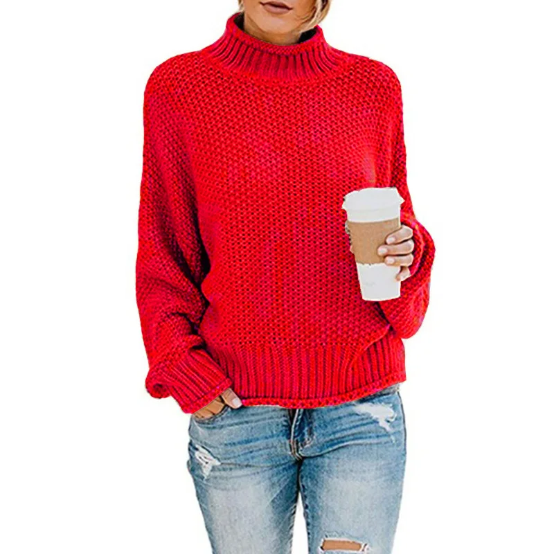 кофта женская Свитера женские 2019 длинный рукав водолазка свитер женский Осень