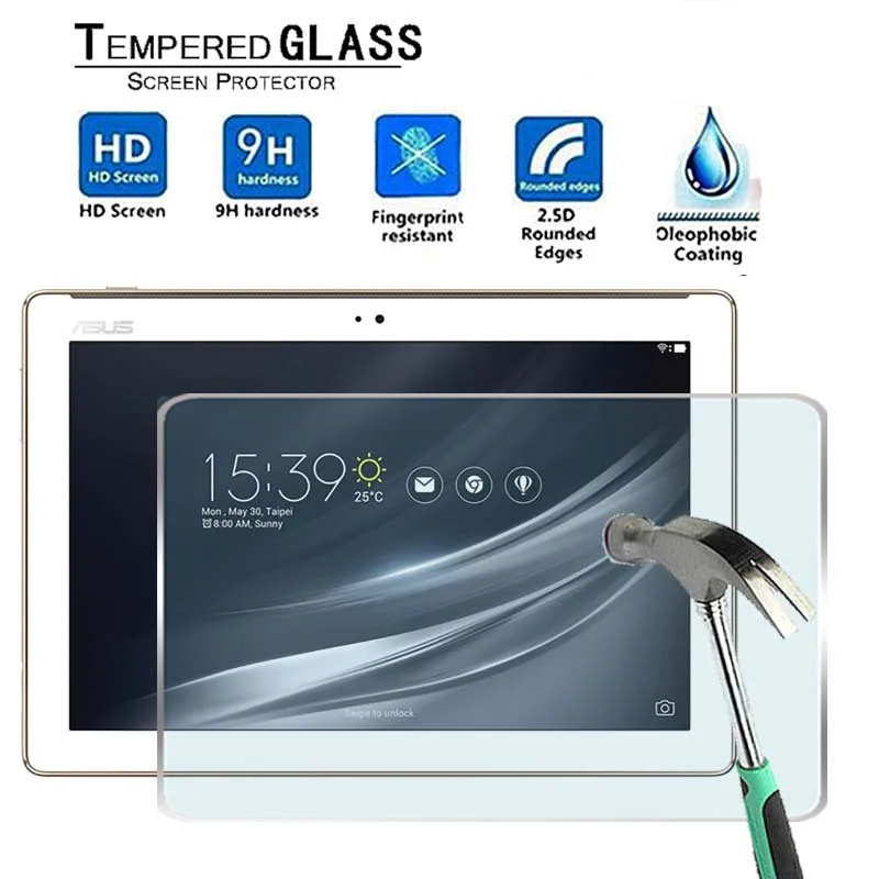 Ультрапрозрачное закаленное стекло для Asus ZenPad 10 Z301MF 9H | Компьютеры и офис