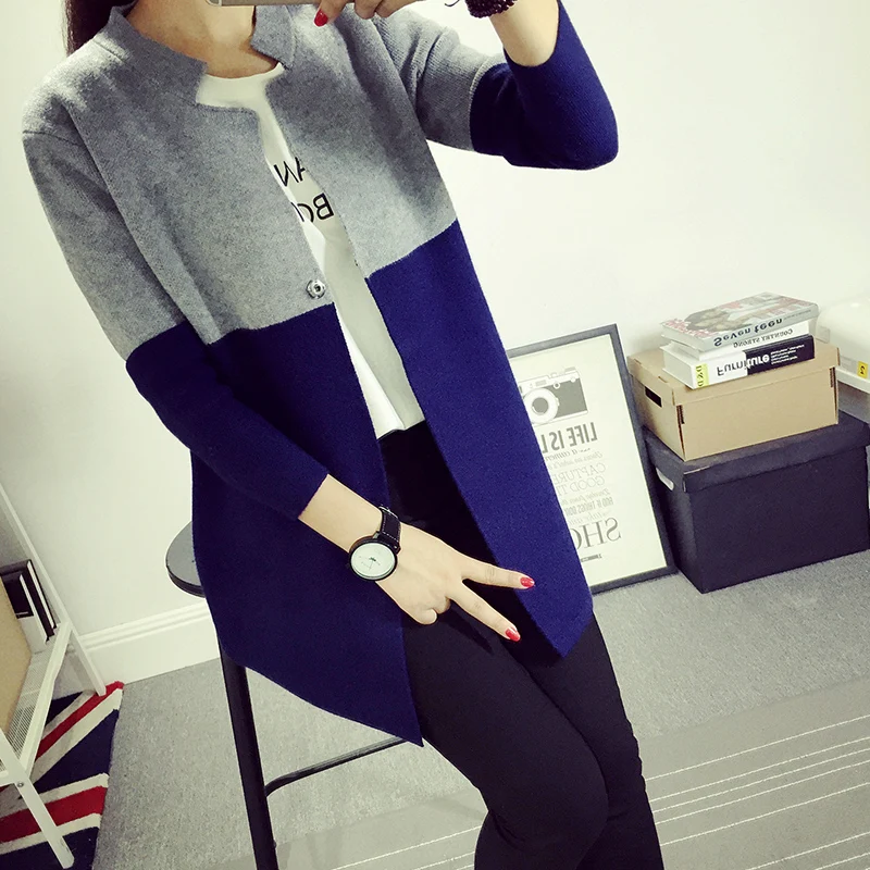 

2019 Sale Cotton Sweater Women Autumn In The Section Of New Women's Korean Color Knit Cardigan Sweater Coat And A Sleeved Loose