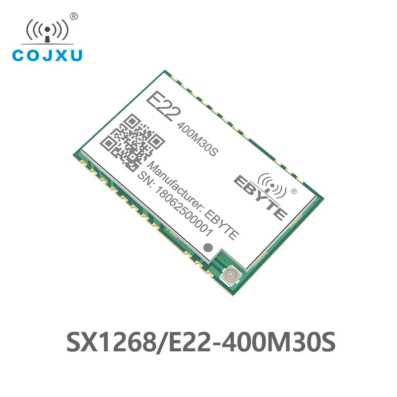 LORAWAN SX1268 LoRa TCXO 433 МГц ebyte E22 400M30S беспроводной трансивер SMD 30dBm IPEX штамп отверстие