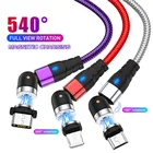 Магнитный кабель Micro USB Type-C, телефонный кабель для быстрой зарядки, магнитное зарядное устройство для телефона iPhone 12, 11 Pro, X, Samsung, Xiaomi, USB шнур