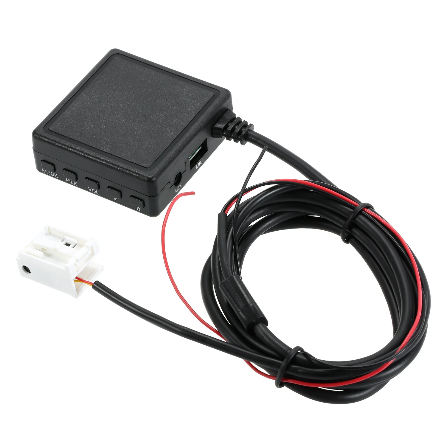Автомобильный Aux адаптер BT беспроводной микрофон TF USB флеш накопитель