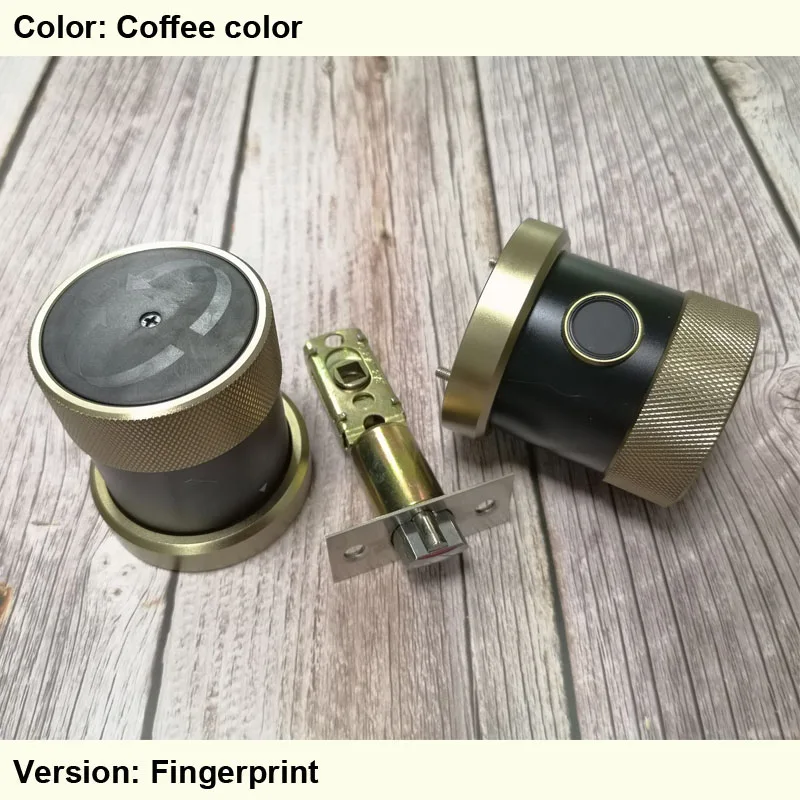 Fingerprint Version RAYKUBE Bluetooth электронный дверной замок с телефоном APP/отпечатков пальцев/смарт-карты/код разблокировки ручка Умный Замок - Цвет: Fingerprint Version
