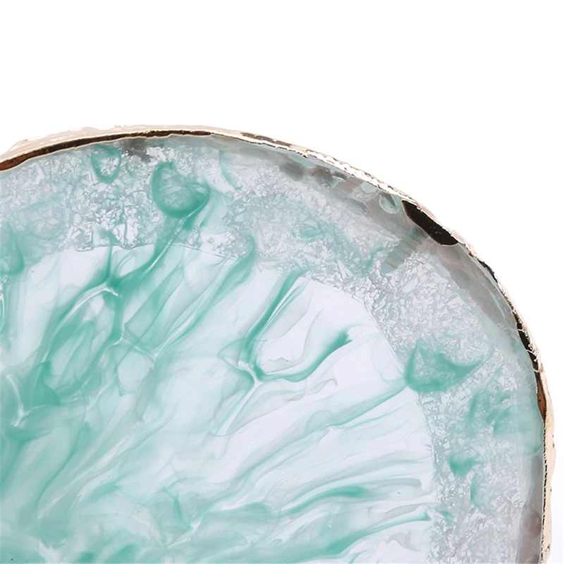 1 шт. Зеленый Натуральный полимер Агат Гель лак для нейл арта палитра цветов