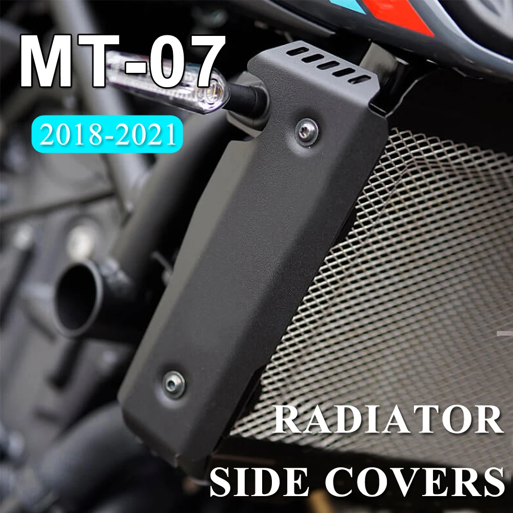 

CNC Aluminum NEW Motorcycle Radiator Side Covers Protective Guard YAMAHA MT-07 MT07 MT 07 FZ-07 FZ07 2018 2019 2020 2021 2022