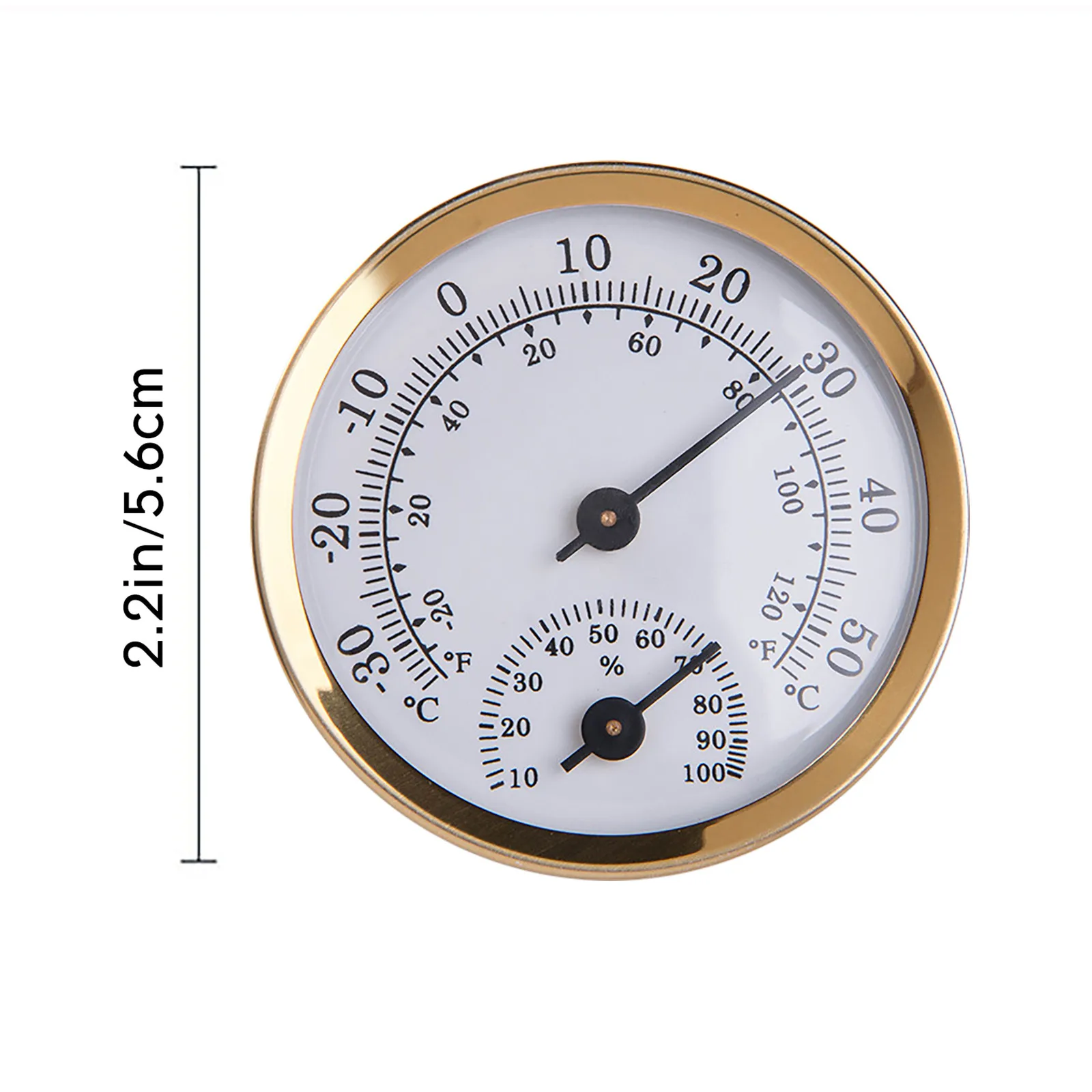 Настенный аналоговый измеритель влажности термометр и гигрометр для сауны