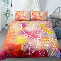 mandala duvet cover set bohemian style bedding soft comforter bedding linen with 23pcs pillow shams 23pcs quilt cover set