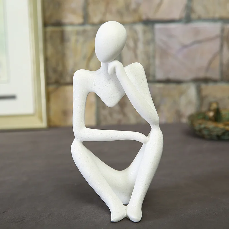 

Арена природная медитация статуэтки, миниатюры фигурки мыслителя дополняет интерьер дом Творческие сувениры королевские для комнаты