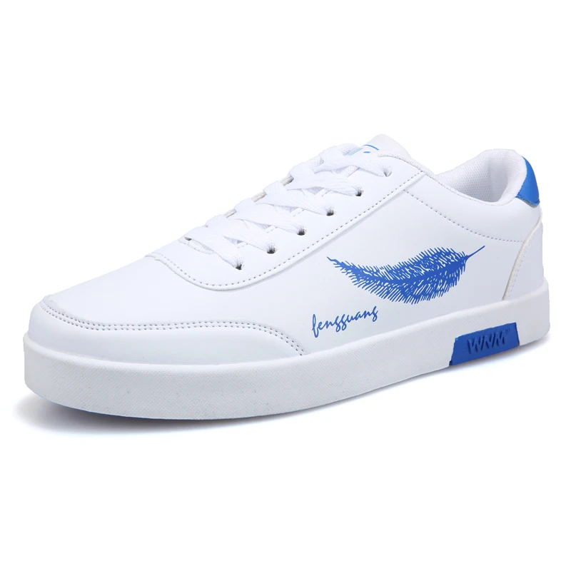 blue st477 Новые белые черные туфли обувь для мужчин модные мужские повседневные уличные мужские туфли из искусственной кожи брендовая мужская обувь ST473 - Цвет: blue st477