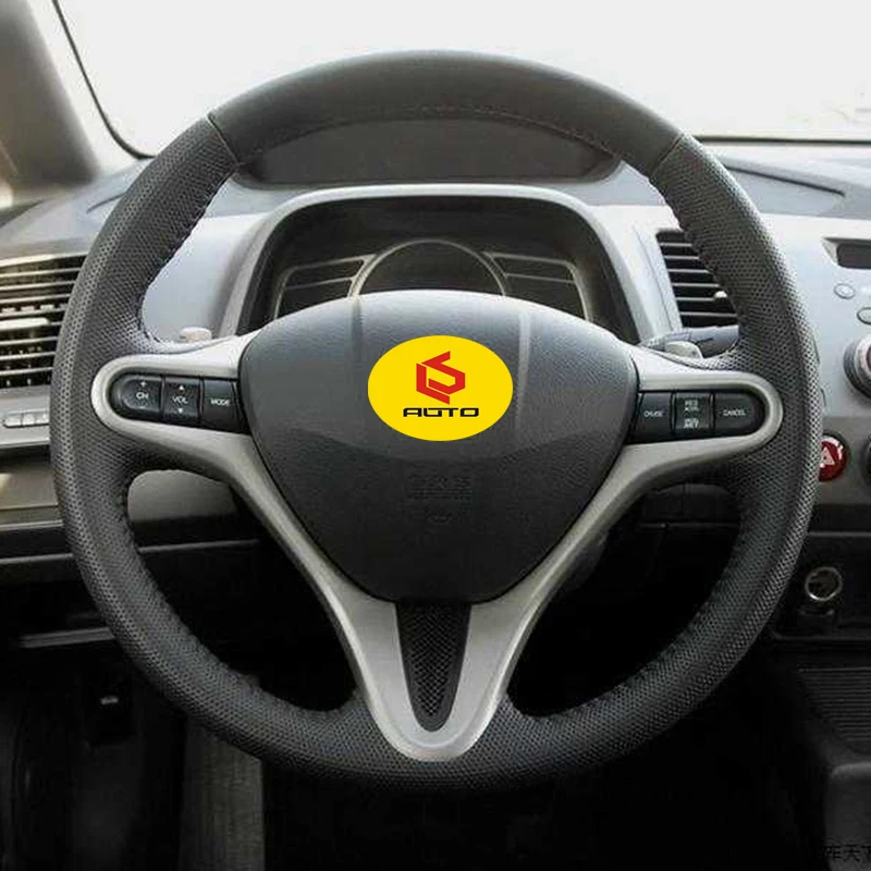 Braiding cover for Steering Wheel Cover Honda Civic 8 2006 2007 2008-2010 2011 (3-Spoke) car accessories styling | Автомобили и