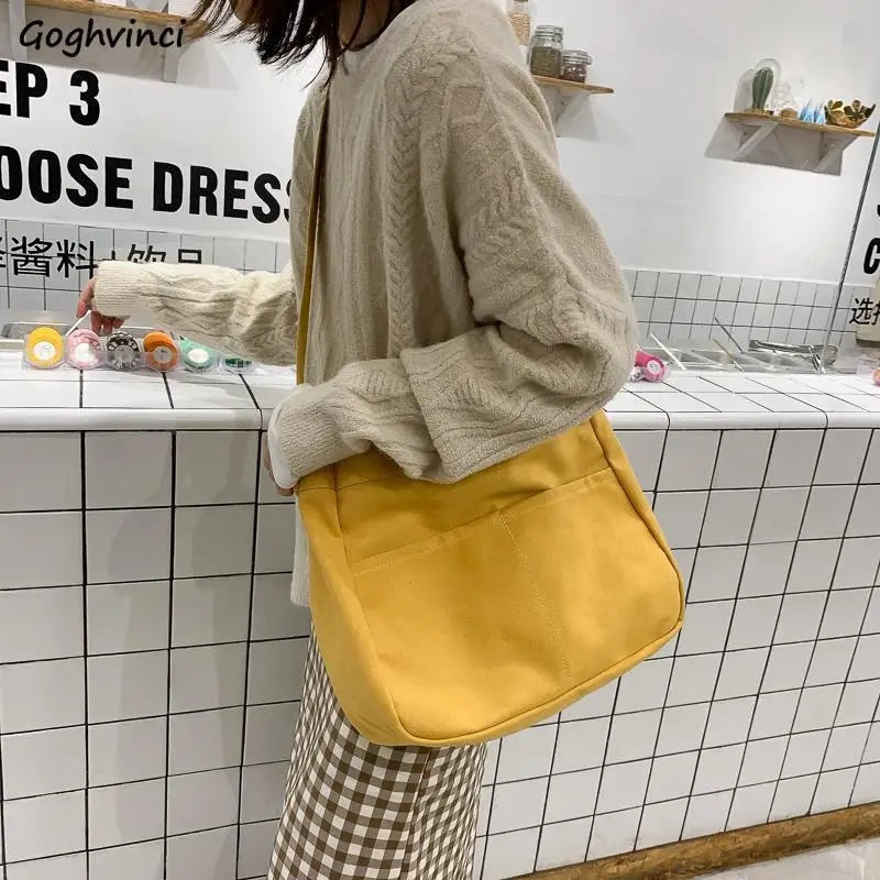 Сумка для покупок Женская однотонная шикарная модная повседневная холщовая